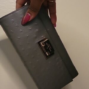 Ostrich wallet Kate spade